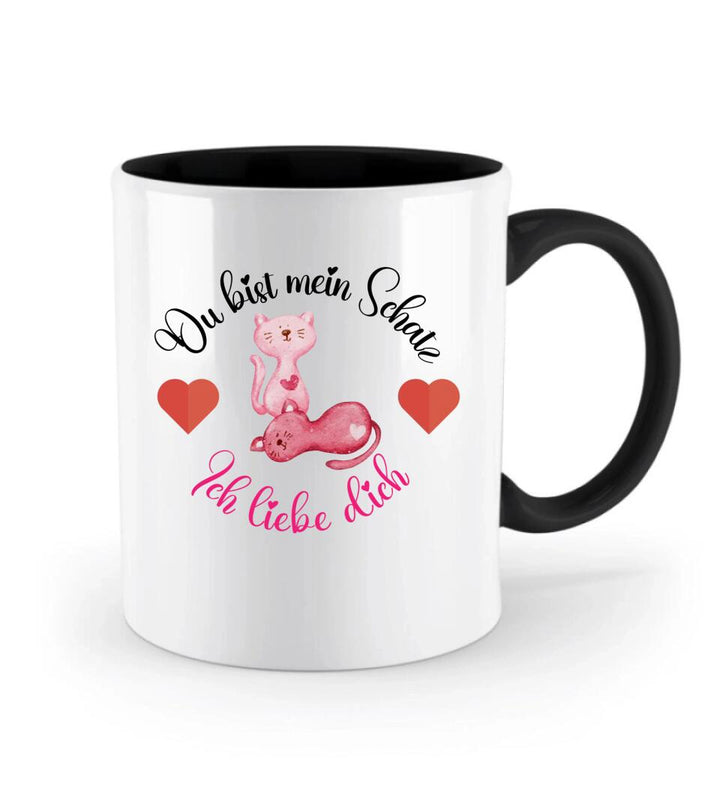 Du bist mein Schatz - Ich liebe
dich ♥ Süße Katze - printpod.de