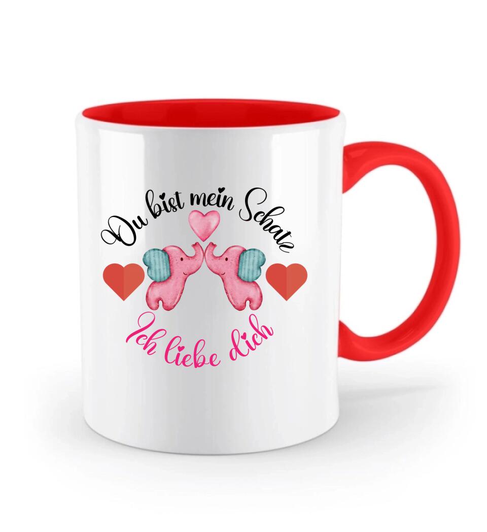 Sprüch Tasse-Du bist mein Schatz-Geschenke für freund persönlich - printpod.de