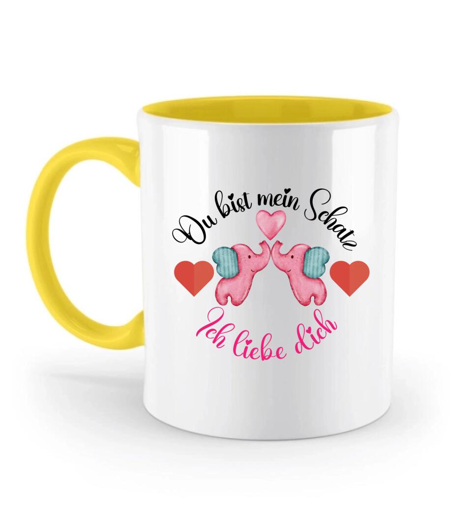 Sprüch Tasse-Du bist mein Schatz-Geschenke für freund persönlich - printpod.de