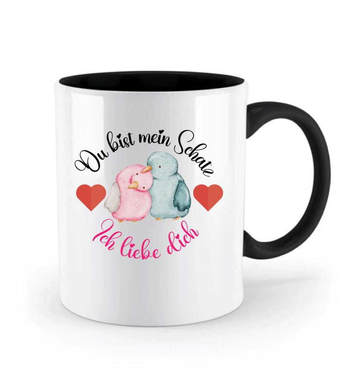 Sprüche Tasse - Ich liebedich -Du bist mein schatz - printpod.de