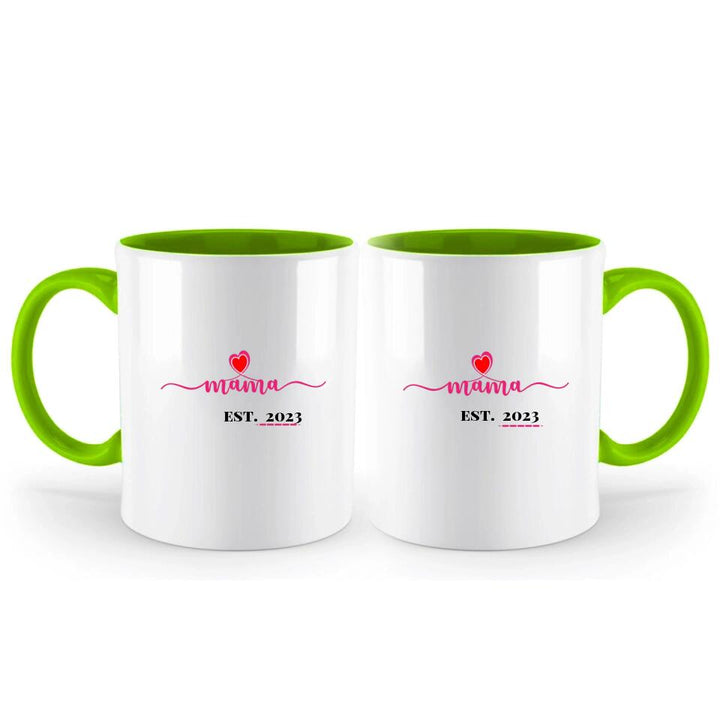 Mama Mug - Est. Jahr - Personalisierte Tasse - Spruch Tasse - printpod.de