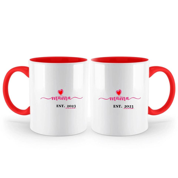 Mama Mug - Est. Jahr - Personalisierte Tasse - Spruch Tasse - printpod.de