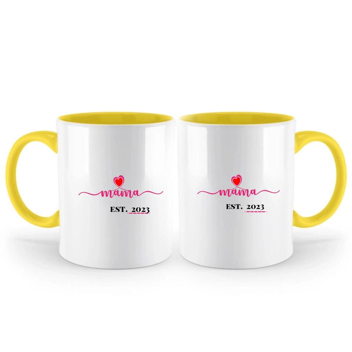 Mama Mug - Est. Jahr - Personalisierte Tasse - Spruch Tasse - printpod.de