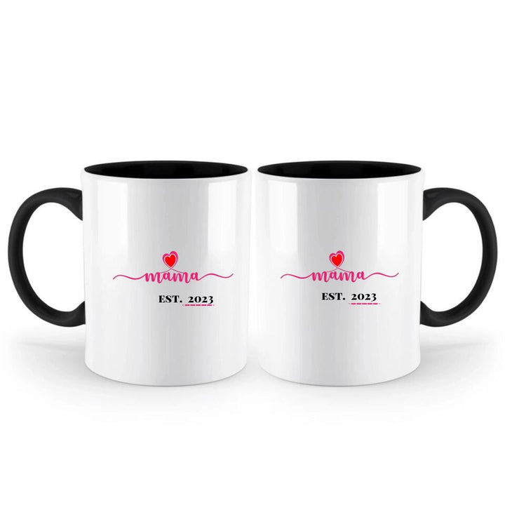 Mama Mug - Est. Jahr - Personalisierte Tasse - Spruch Tasse - printpod.de