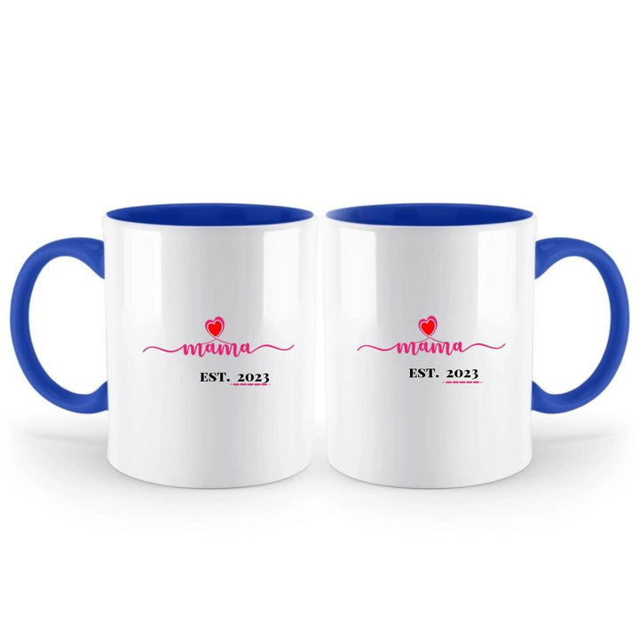 Mama Mug - Est. Jahr - Personalisierte Tasse - Spruch Tasse - printpod.de