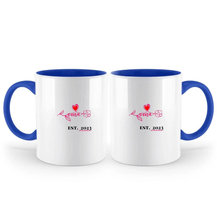 Oma... EST. Jahr Personalisierte Tasse - printpod.de