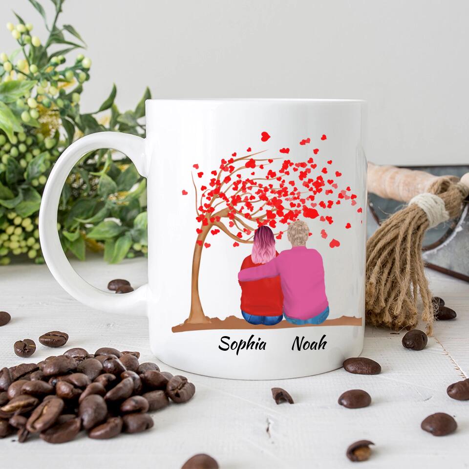 Paar Tasse - Personalisierte geschenke für den partner - printpod.de