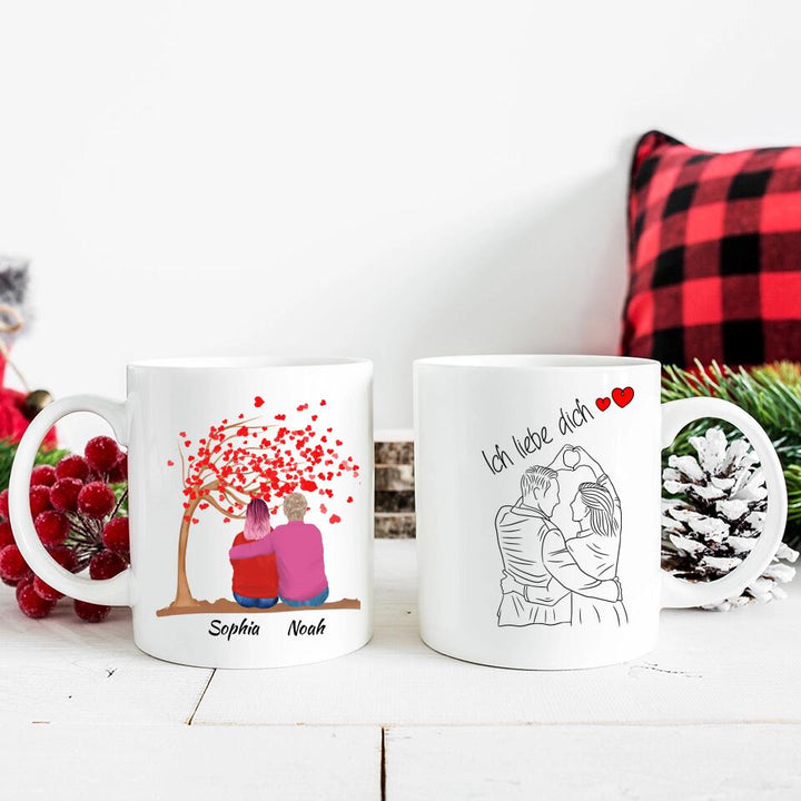 Paar Tasse - Personalisierte geschenke für den partner - printpod.de