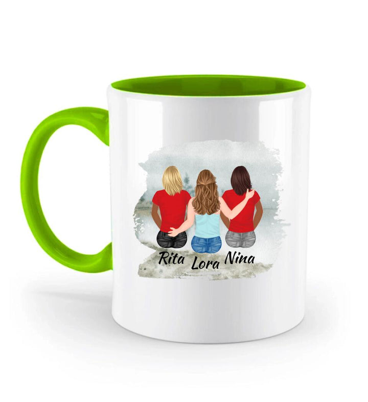 Personalisierte Geschenke Tasse (3 Frauen) - printpod.de