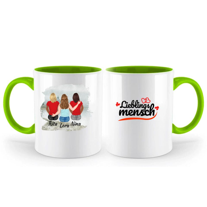 Personalisierte Geschenke Tasse (3 Frauen) - printpod.de