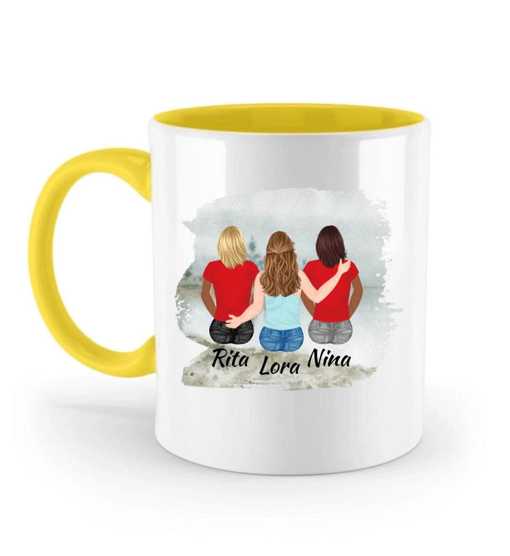 Personalisierte Geschenke Tasse (3 Frauen) - printpod.de