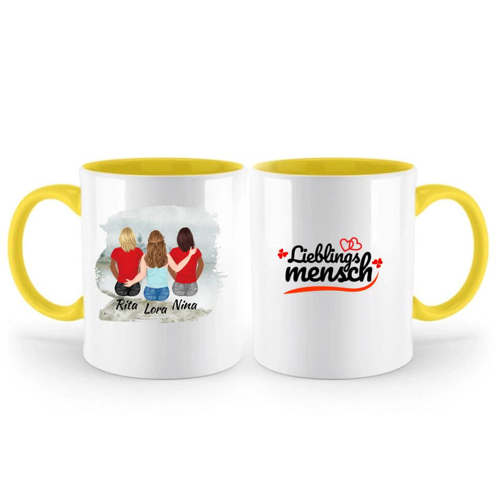 Personalisierte Geschenke Tasse (3 Frauen) - printpod.de