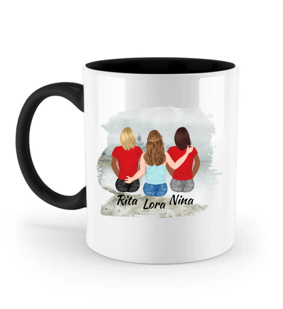 Personalisierte Geschenke Tasse (3 Frauen) - printpod.de