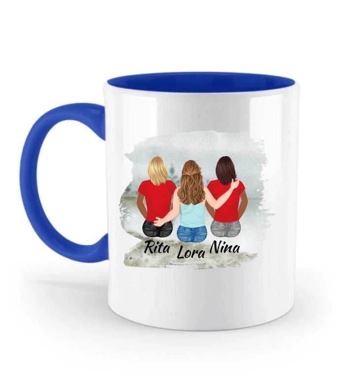 Personalisierte Geschenke Tasse (3 Frauen) - printpod.de