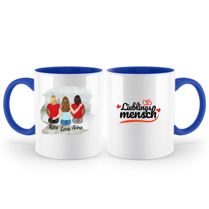 Personalisierte Geschenke Tasse (3 Frauen) - printpod.de