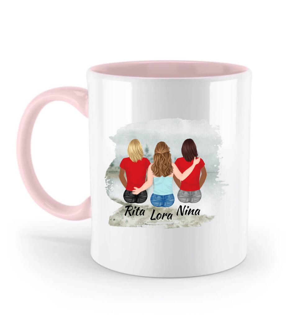 Personalisierte Geschenke Tasse (3 Frauen) - printpod.de