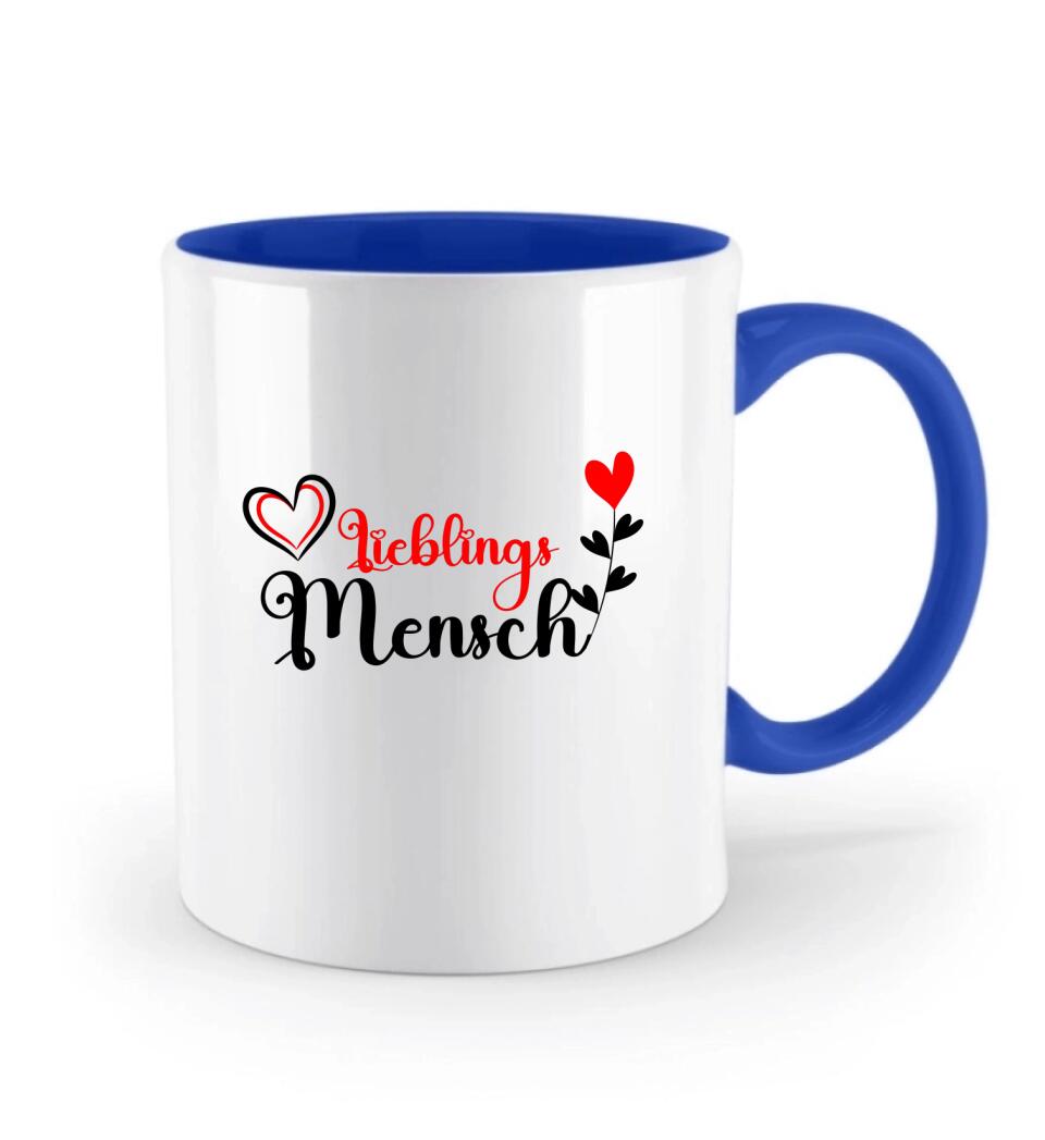 Personalisierte Tasse mit Hund und Frauen - printpod.de