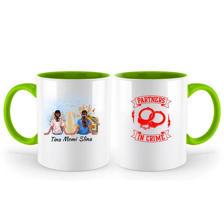 Personalisierte Tasse Freunde mit Haustier - printpod.de