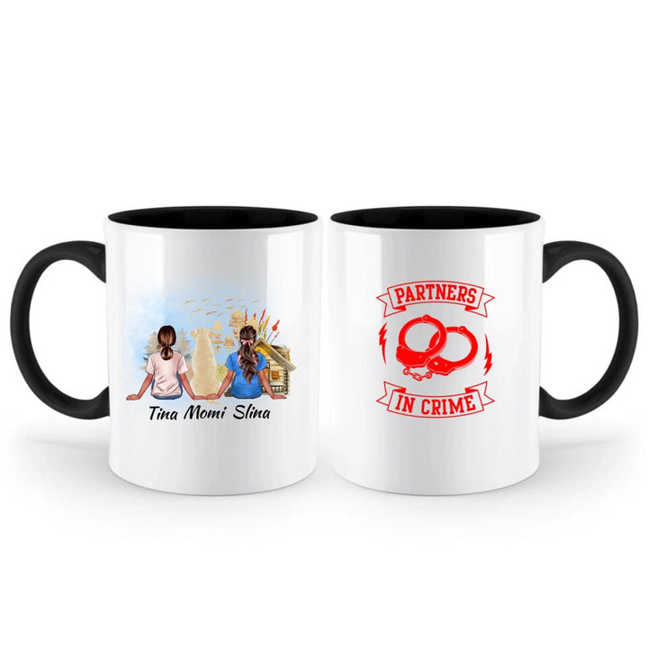 Personalisierte Tasse Freunde mit Haustier - printpod.de