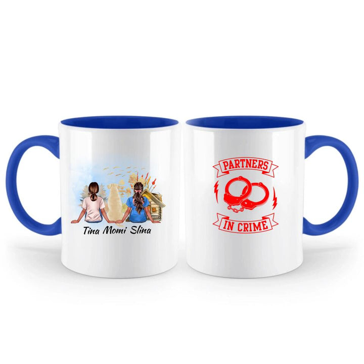 Personalisierte Tasse Freunde mit Haustier - printpod.de