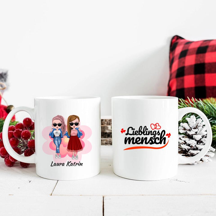 Lieblingsmensch Tasse - Geschenkideen für den Freundin - printpod.de