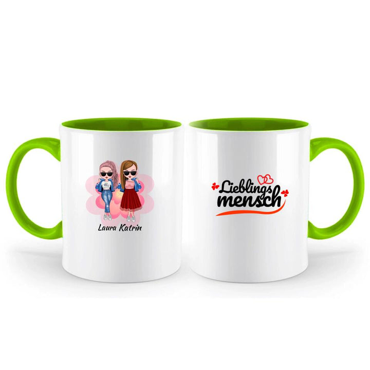 Lieblingsmensch Tasse - Geschenkideen für den Freundin - printpod.de