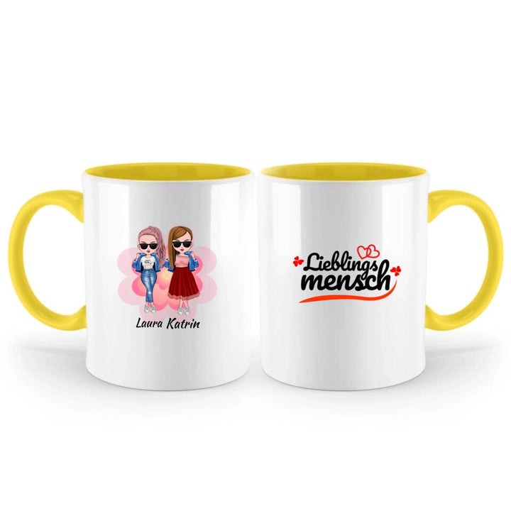 Lieblingsmensch Tasse - Geschenkideen für den Freundin - printpod.de