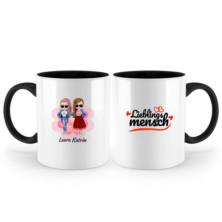 Lieblingsmensch Tasse - Geschenkideen für den Freundin - printpod.de