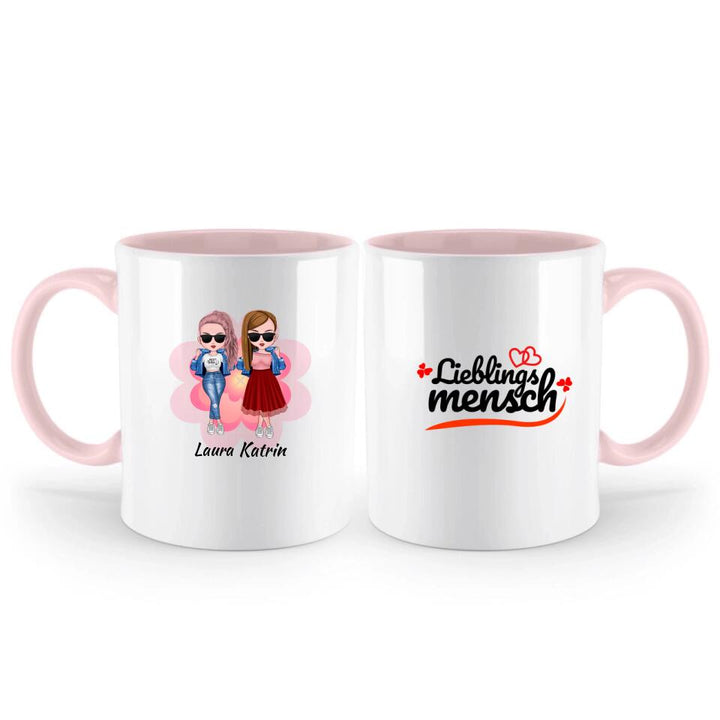 Lieblingsmensch Tasse - Geschenkideen für den Freundin - printpod.de