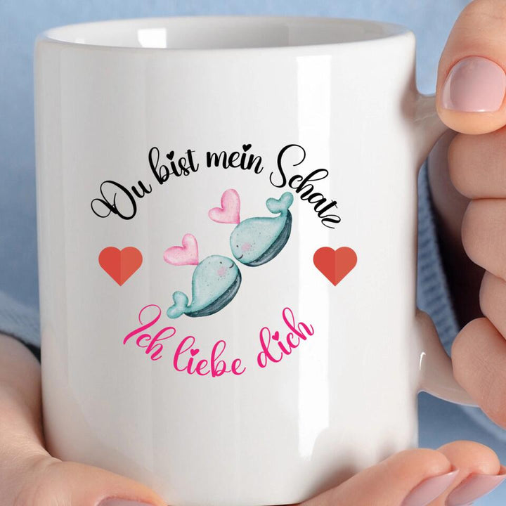 Du bist mein Schatz - Ich liebedichTasse - printpod.de