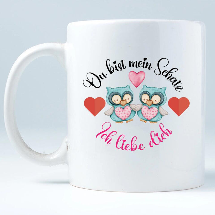 Du bist mein Schatz - Ich liebedich Sprüche für kaffeetasse - printpod.de