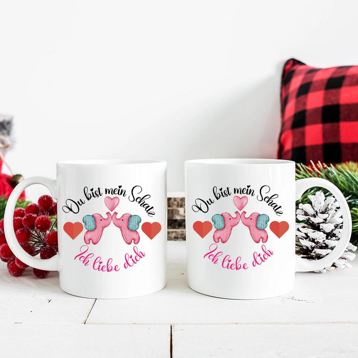 Sprüch Tasse-Du bist mein Schatz-Geschenke für freund persönlich - printpod.de