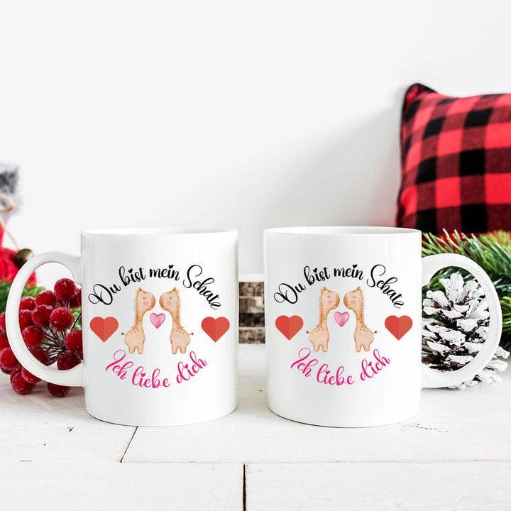 Persönliche Tasse für Liebe mit sprüch Ich liebe dich - printpod.de