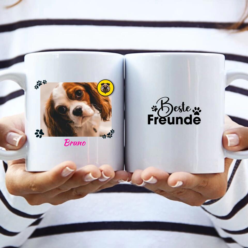 Fototassen für Hunde Hochladen und personalisieren Sie Ihr Hundefoto mit Ihnen - printpod.de