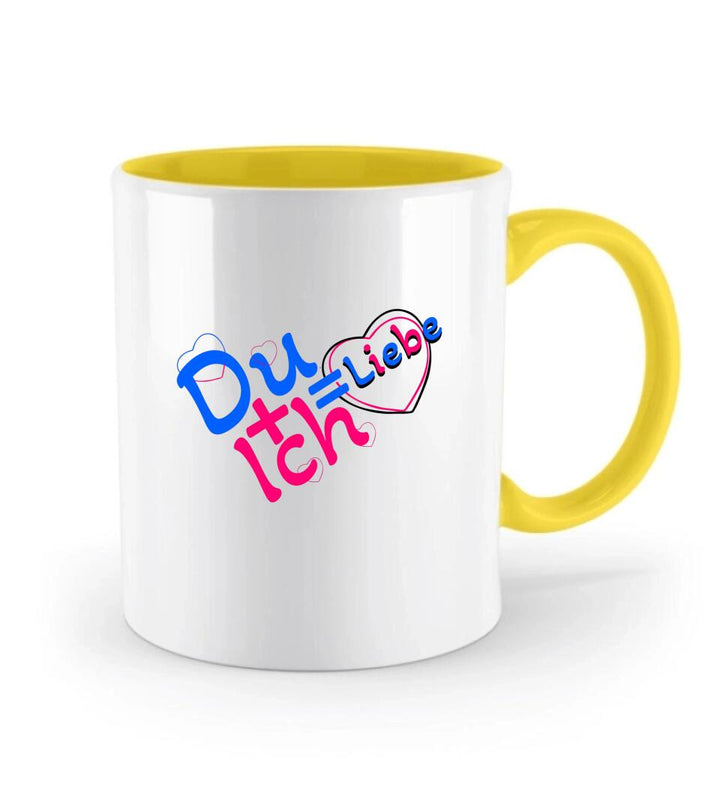 Du + Ich = Liebe-Tasse mit Spruch - printpod.de