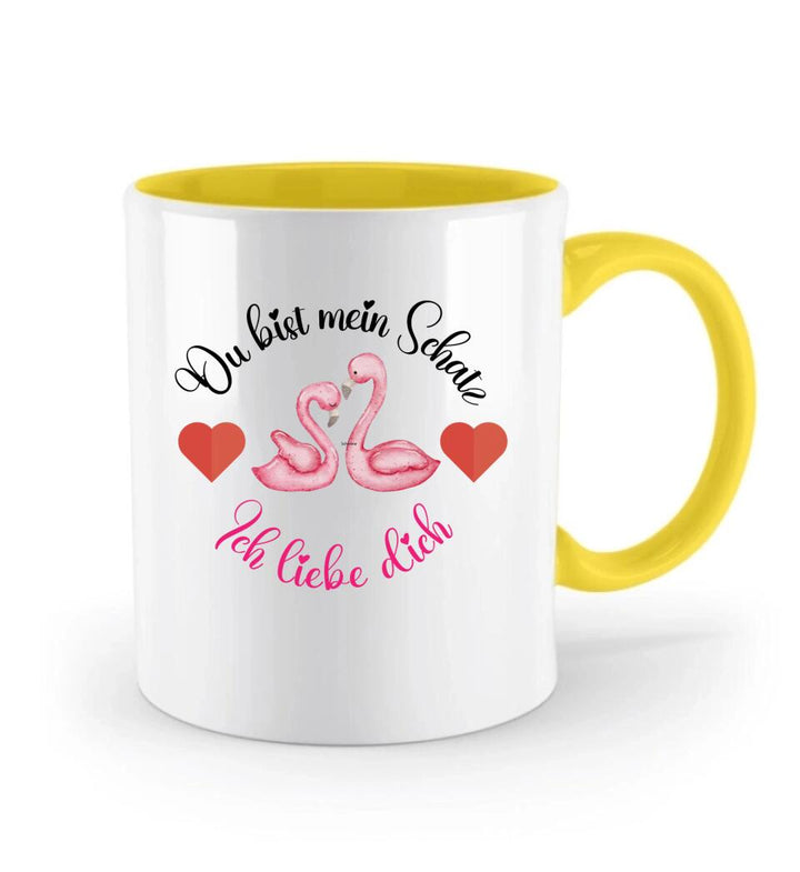 Du bist mein Schatz - Ich liebedich ♥ Süßer Schwan Tasse - printpod.de