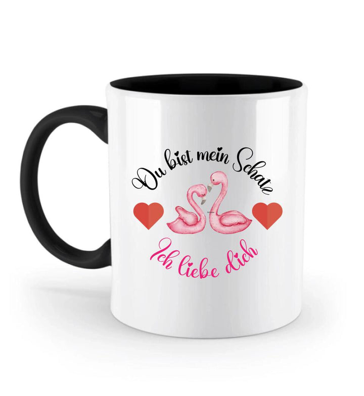 Du bist mein Schatz - Ich liebedich ♥ Süßer Schwan Tasse - printpod.de