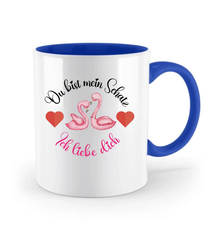 Du bist mein Schatz - Ich liebedich ♥ Süßer Schwan Tasse - printpod.de