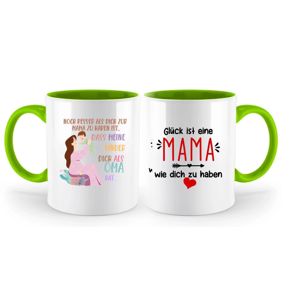 Noch besser als dich zur Mama zu haben ist,dass meine kinder dich als Oma hat Tasse - Personalisierte Tasse - printpod.de