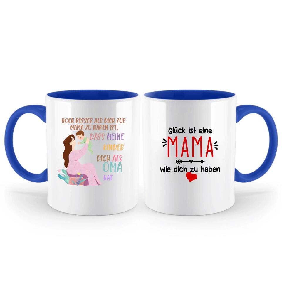 Noch besser als dich zur Mama zu haben ist,dass meine kinder dich als Oma hat Tasse - Personalisierte Tasse - printpod.de