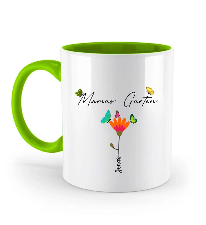 Mamas Garten Tasse, Tasse, Geschenk Muttertag, Geburtstagsgeschenk Mama, Personalisierte Tasse, Mama Geschenk, Mama Tasse - printpod.de