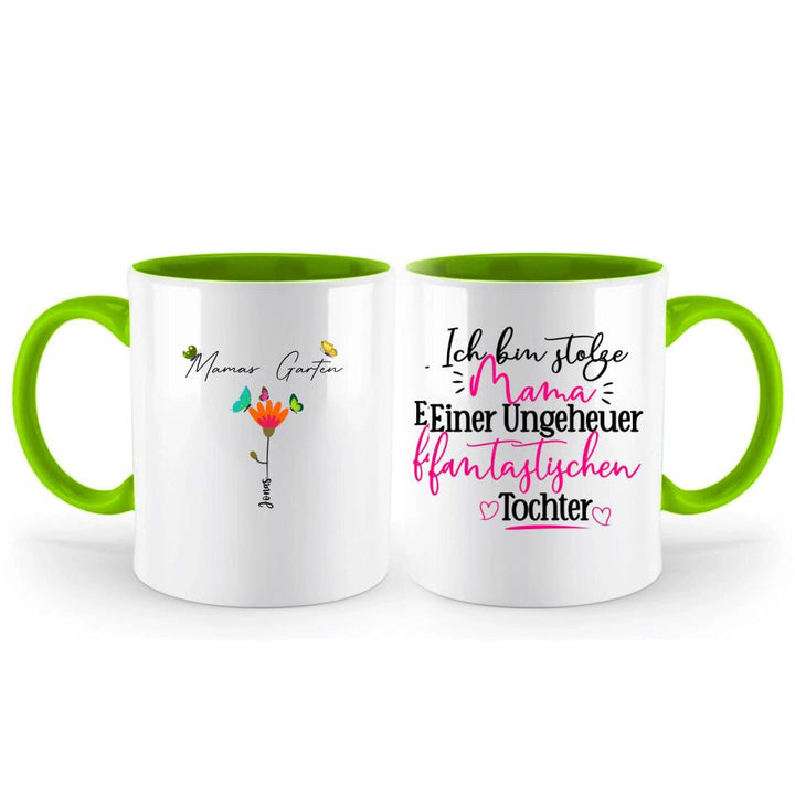 Mamas Garten Tasse, Tasse, Geschenk Muttertag, Geburtstagsgeschenk Mama, Personalisierte Tasse, Mama Geschenk, Mama Tasse - printpod.de