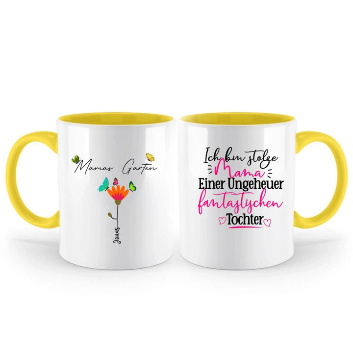 Mamas Garten Tasse, Tasse, Geschenk Muttertag, Geburtstagsgeschenk Mama, Personalisierte Tasse, Mama Geschenk, Mama Tasse - printpod.de