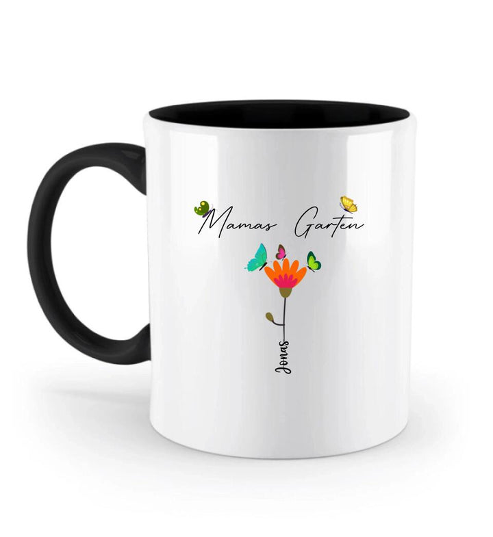 Mamas Garten Tasse, Tasse, Geschenk Muttertag, Geburtstagsgeschenk Mama, Personalisierte Tasse, Mama Geschenk, Mama Tasse - printpod.de