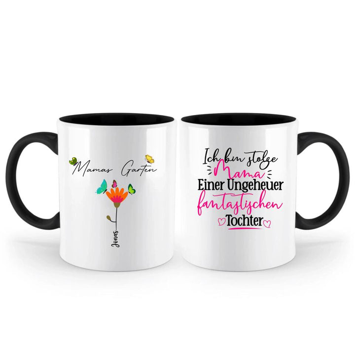 Mamas Garten Tasse, Tasse, Geschenk Muttertag, Geburtstagsgeschenk Mama, Personalisierte Tasse, Mama Geschenk, Mama Tasse - printpod.de