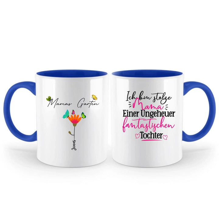 Mamas Garten Tasse, Tasse, Geschenk Muttertag, Geburtstagsgeschenk Mama, Personalisierte Tasse, Mama Geschenk, Mama Tasse - printpod.de