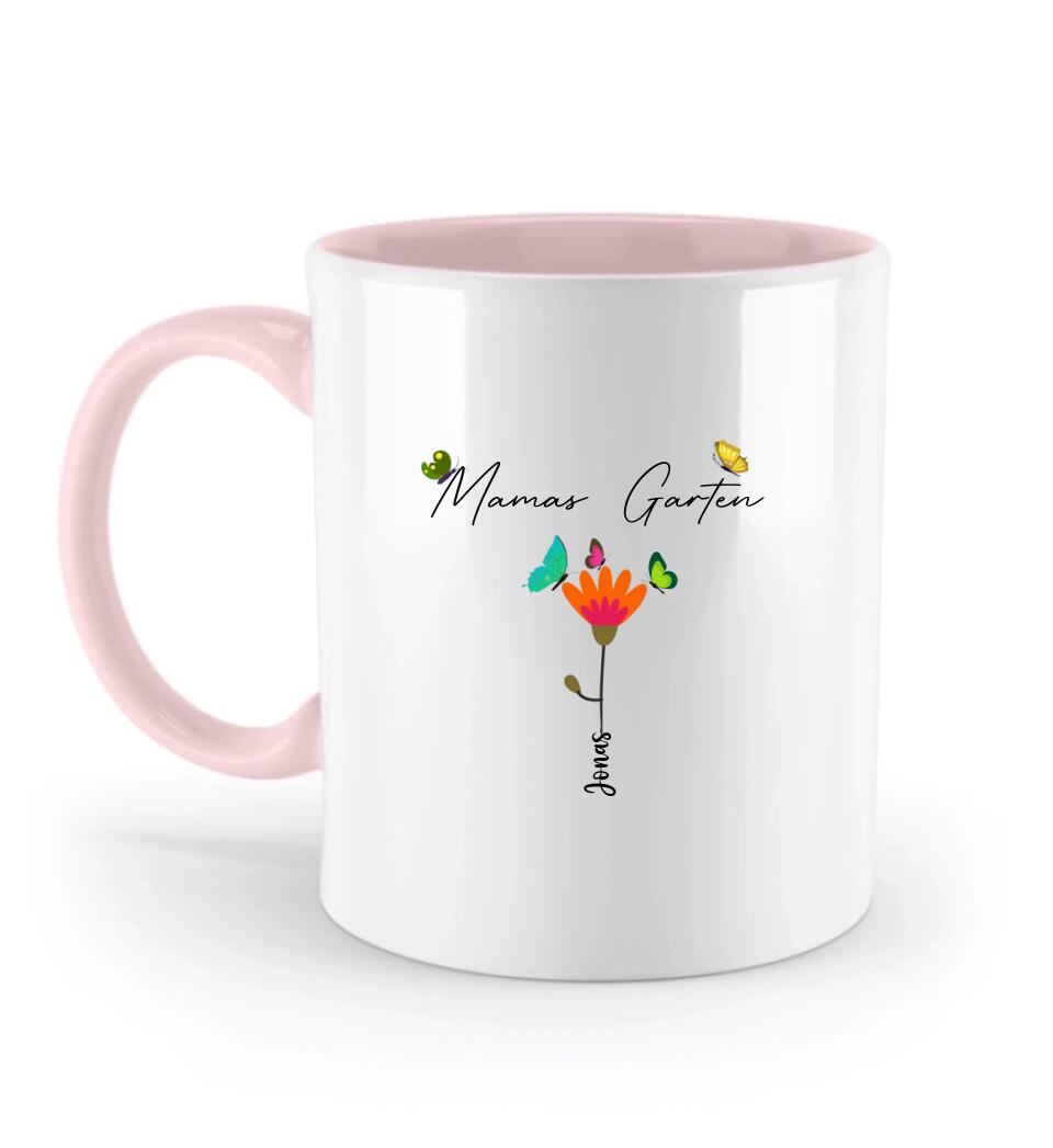 Mamas Garten Tasse, Tasse, Geschenk Muttertag, Geburtstagsgeschenk Mama, Personalisierte Tasse, Mama Geschenk, Mama Tasse - printpod.de