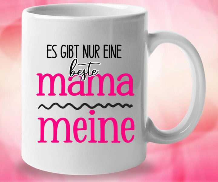 Zuhause ist da, wo Mama ist Tasse, Geschenk für Muttertag - printpod.de