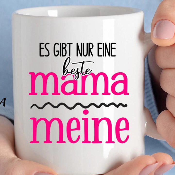 Zuhause ist da, wo Mama ist Tasse, Geschenk für Muttertag - printpod.de