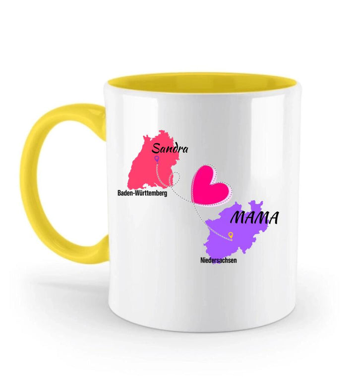 Zuhause ist da, wo Mama ist Tasse, Geschenk für Muttertag - printpod.de